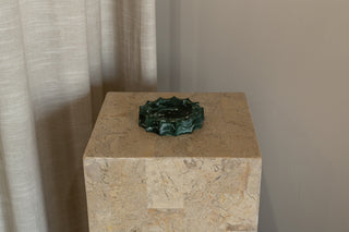 Flow Resin Sun Dish, Dark Jade