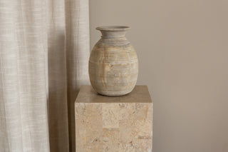 Antique Primitive Wooden Vase