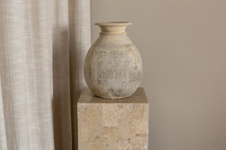 Antique Primitive Wooden Vase