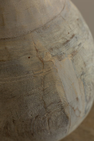 Antique Primitive Wooden Vase