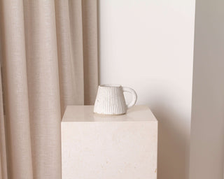 Barnacle Mug, White Tableware Mia Casal Ceramics