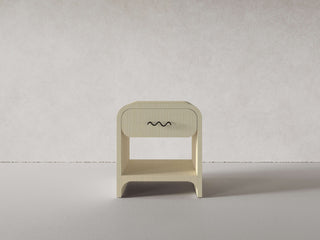 Bruno Bedside Table, Raffia, Thumbnail
