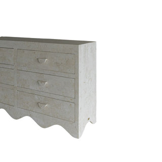 Sable Chest of Drawers, Natural White Stone