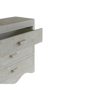 Sable Chest of Drawers, Natural White Stone