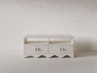 Sable Entertainment Unit - Natural White Stone