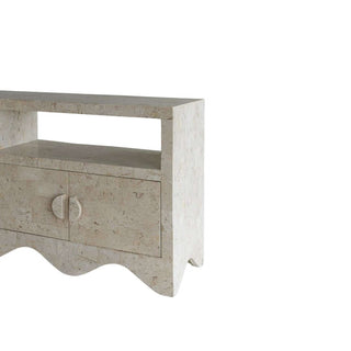 Sable Entertainment Unit - Natural White Stone