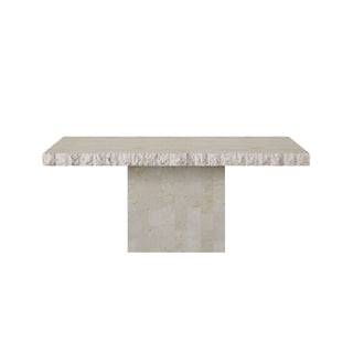 La Via Dining Table, Front Angle