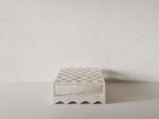 Sable Coffee Table - Natural White Stone
