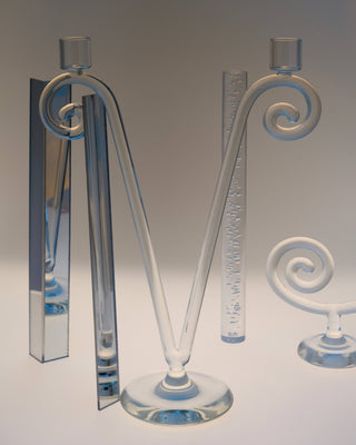 Spiral Candleholder, Double Stem