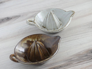 Handmade Ceramic Citrus Juicer | Brown