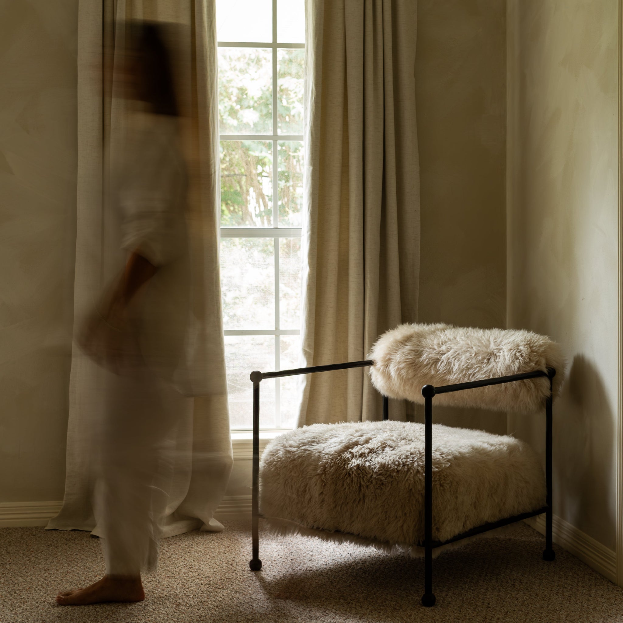 Wylie Shearling Chair