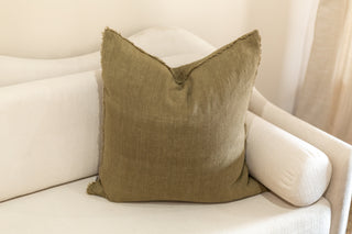 Lina Linen Pillow Fennel