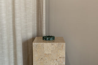 Flow Resin Sun Dish, Dark Jade