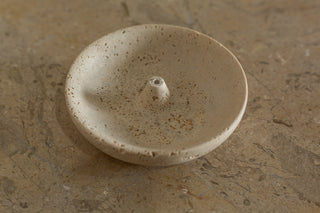Travertine Incense Holder