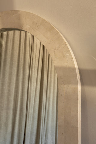 Esta Floor Mirror | Spanish Beige Marble