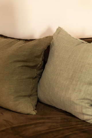 Lina Linen Pillow Fennel