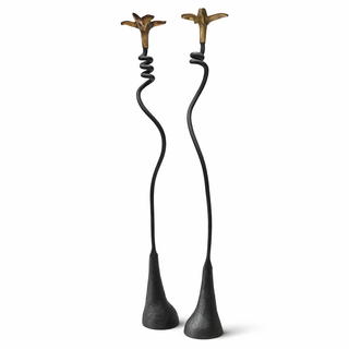Jasmine in Bloom Candleholder, pair of candleholders without candles