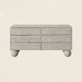 Miro Chest of Drawers | Natural White Stone