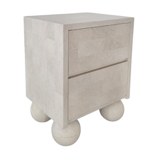 Miro Bedside Table | Spanish Beige Marble