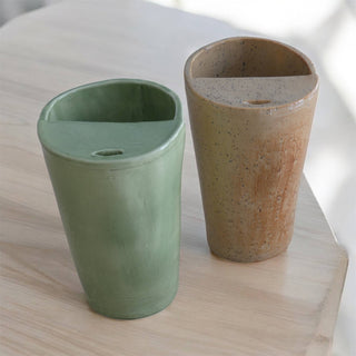 Unique Handcrafted Travel Mug for Coffee & Tea Lovers | Brown