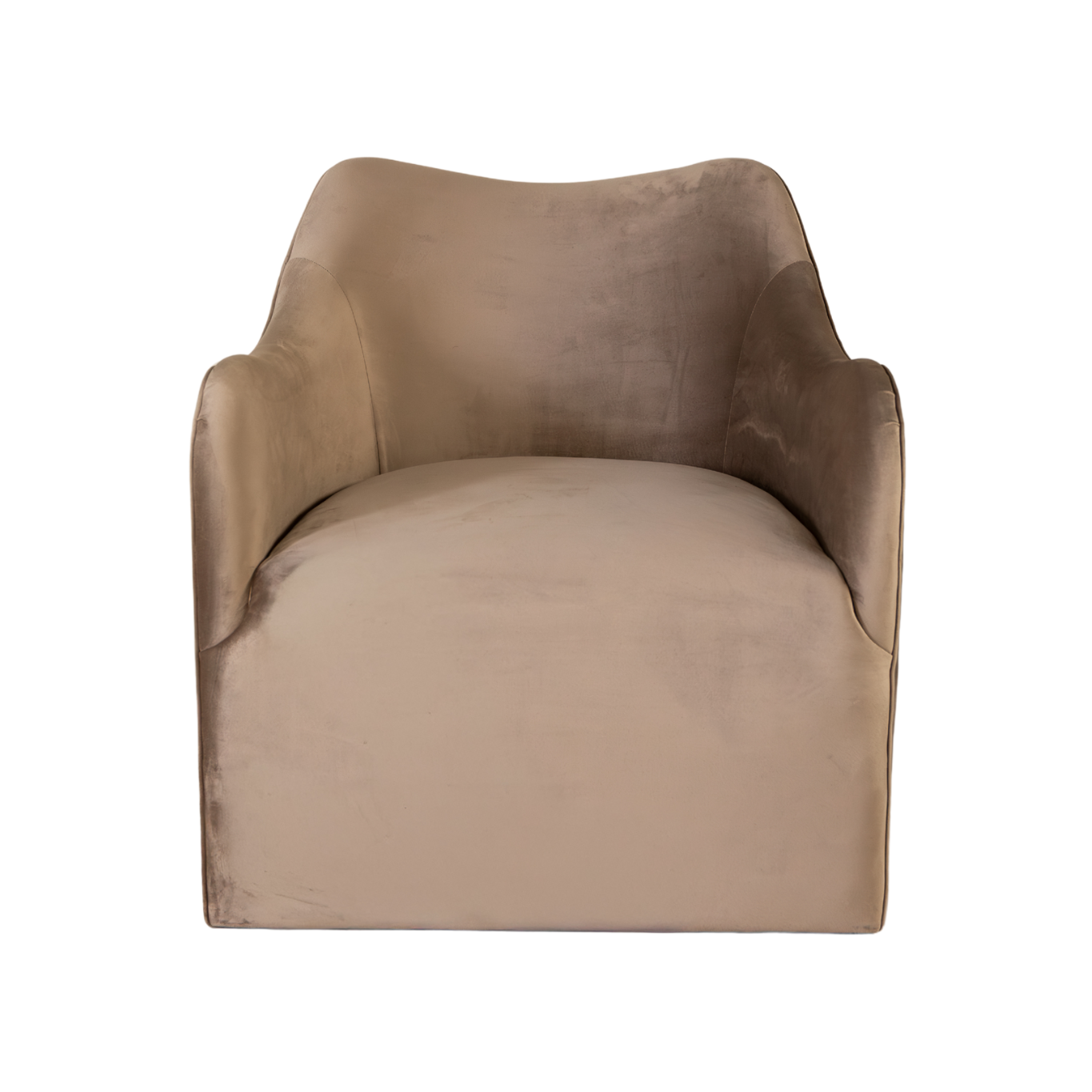 Sable Lounge Chair | Mushroom Velvet