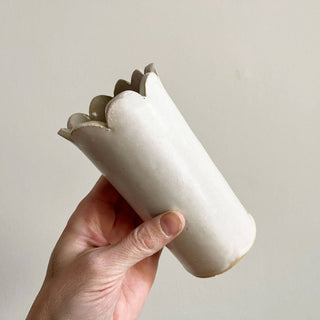 Scallop Vase, medium
