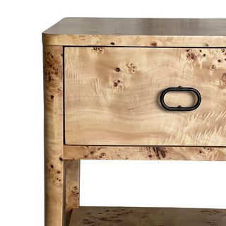 Zephyr Side Table | Honey Burl