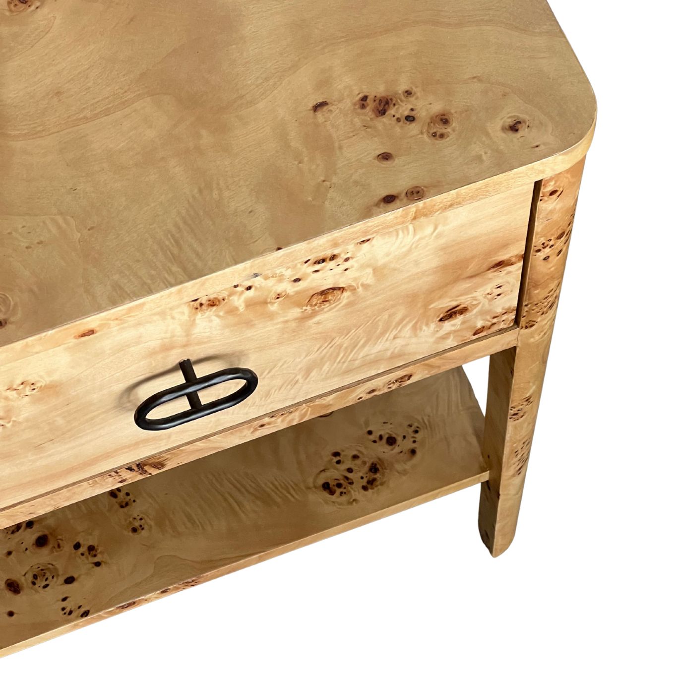 Zephyr Side Table | Honey Burl