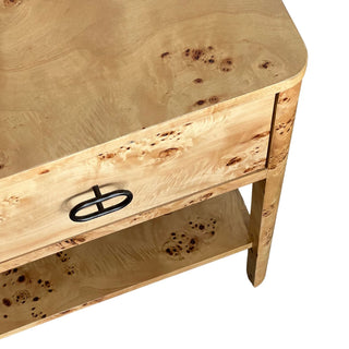 Zephyr Side Table | Honey Burl