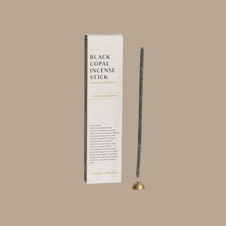 Black Copal Hand-Rolled Incense Stick