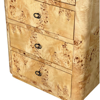 Zephyr Tall Dresser | Honey Burl