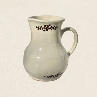 Hand-painted Margot Pitcher | Brown