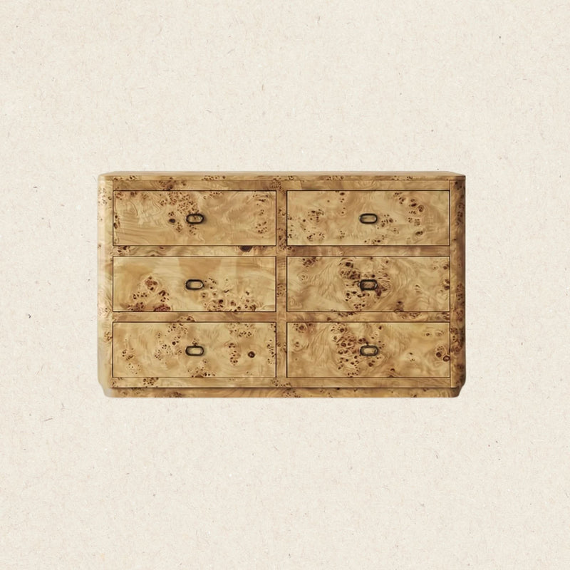 Designer Furniture: Fossil Stone, Timber & Woven - En Gold