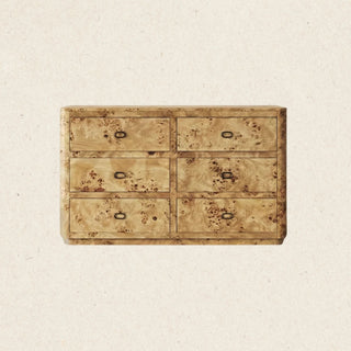 Zephyr Chest of Drawers | Honey Burl