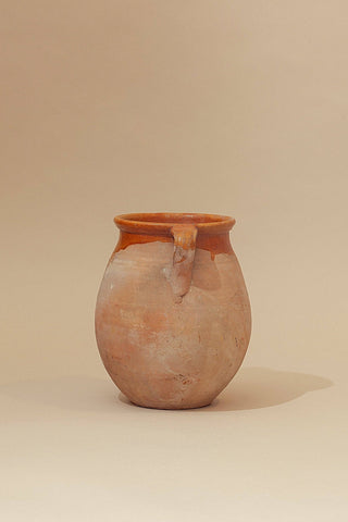 Oval Clay Jar