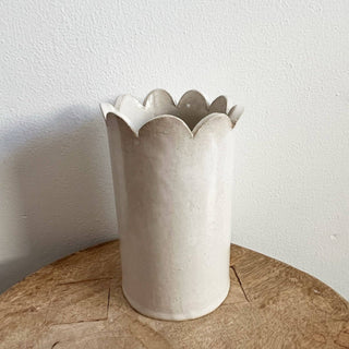 Scallop Vase, medium
