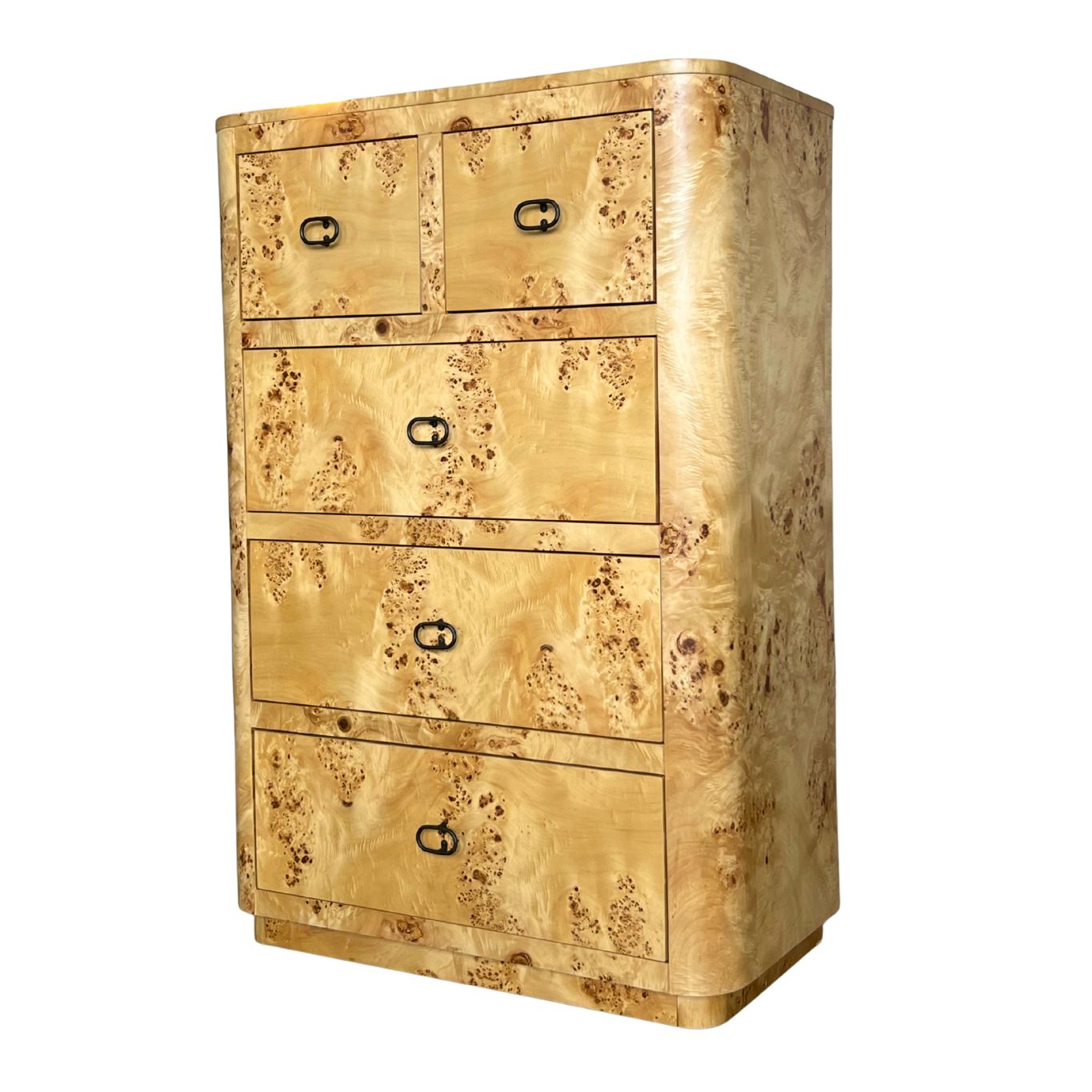 Zephyr Tall Dresser | Honey Burl