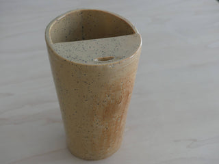 Unique Handcrafted Travel Mug for Coffee & Tea Lovers | Brown