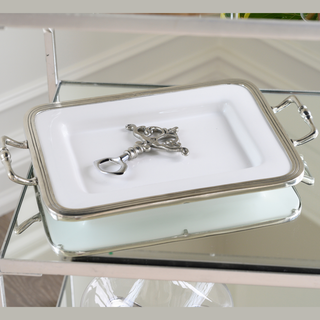 Tuscan Small Rectangular Tray with Handles