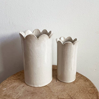 Scallop Vase, medium