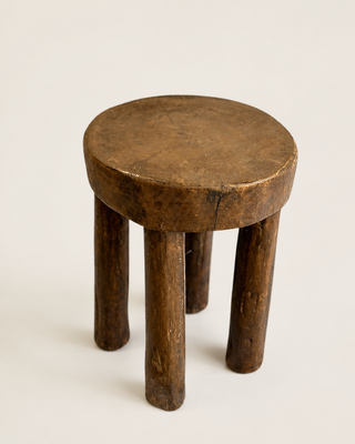 Senufo Stool | Hand-Carved Ghanaian Wood Stool