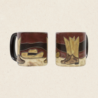 Mara Stoneware Boots/Hat Mug