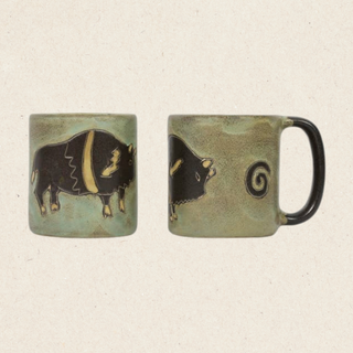 Mara Stoneware Pueblo Buffalo Mug