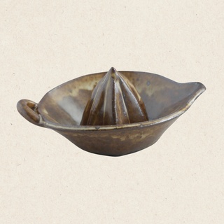 Handmade Ceramic Citrus Juicer | Brown