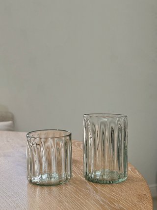 Handblown Fluted Tumbler | Small