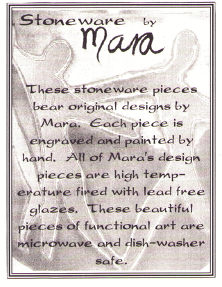 Mara Stoneware Boots/Hat Mug