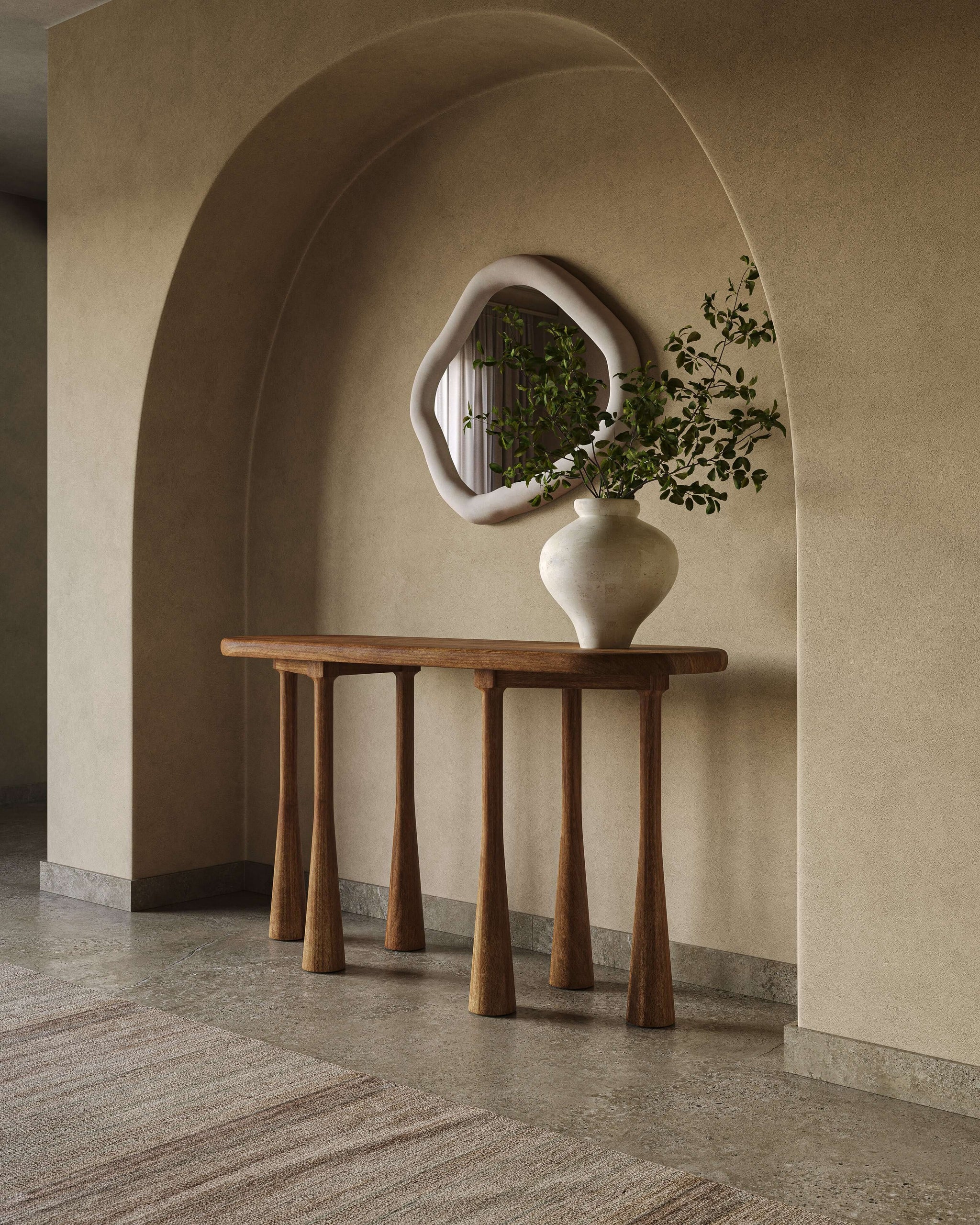 Zeppelin Console Table - En Gold