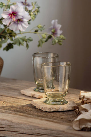 Handblown Footed Glass | Tall