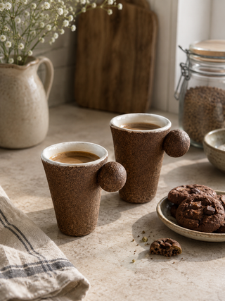 Hand built Earth & Clay Espresso Cup