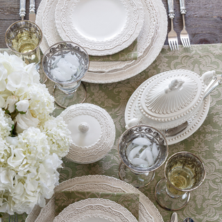 Finezza Cream Small Soup Tureen Platter